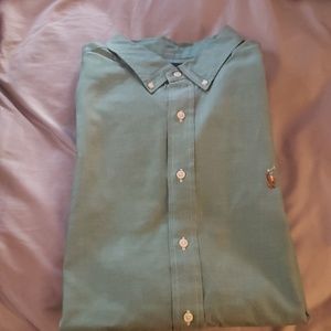 Green authentic Polo dress shirt